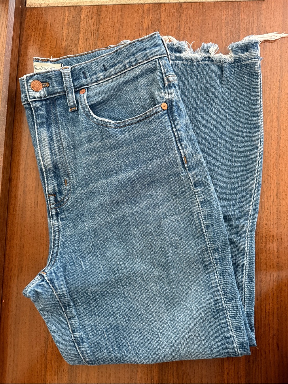 Madewell The High-rise Slim Crop Boy Jean